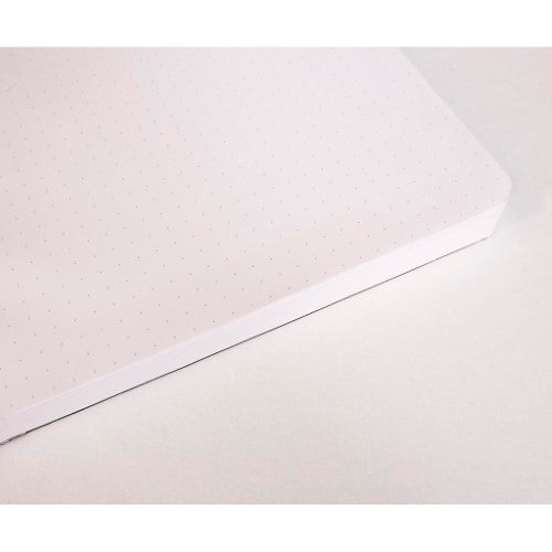 Age Bag Clothbound Notebook A5 Dotted Tobacco