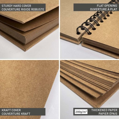 Clairefontaine Hardcover Album 32x24cm Kraft