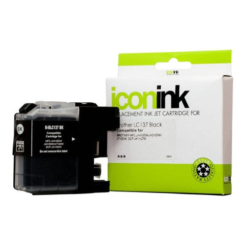 Icon Compatible with Brother LC137 Black Ink Cartridge