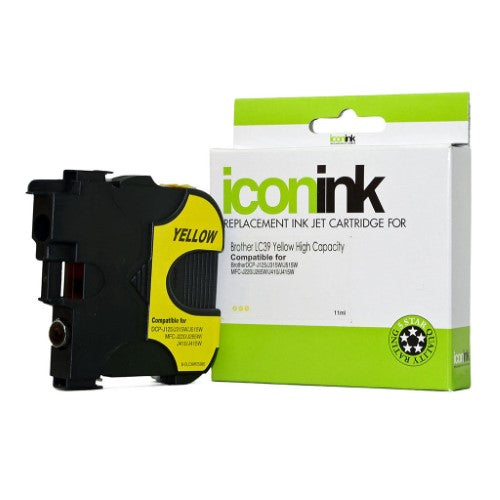 Icon Compatible with Brother LC39 Yellow Ink Cartridge