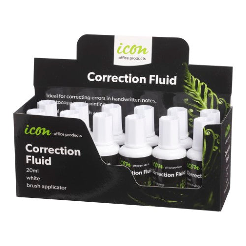 Icon Correction Fluid 20ml (Pack of - 12)