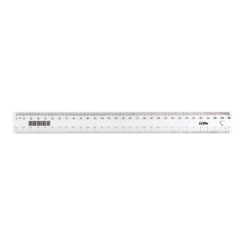 Icon Ruler Clear Narrow 30cm - Pack of 25