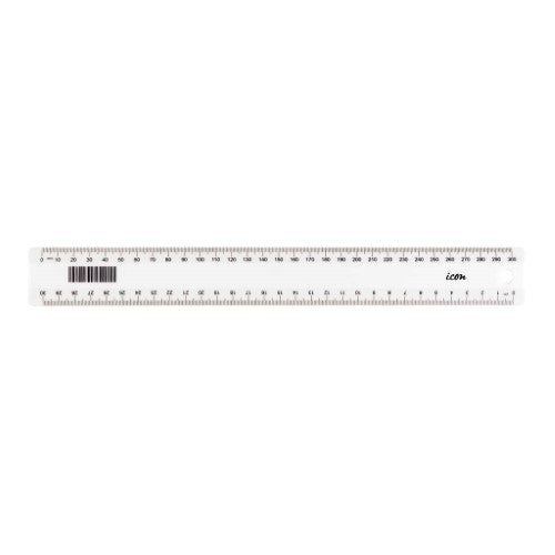 Icon Ruler White 30cm - Pack of 25