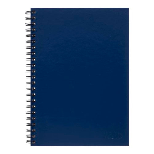 Icon Spiral Notebook A4 Hard Cover Blue 200 pg (Pack of 3)
