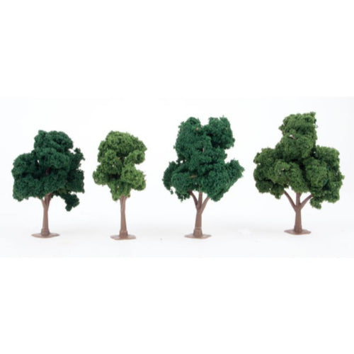 Model Scenery - Large Deciduous 4- 5"(4)