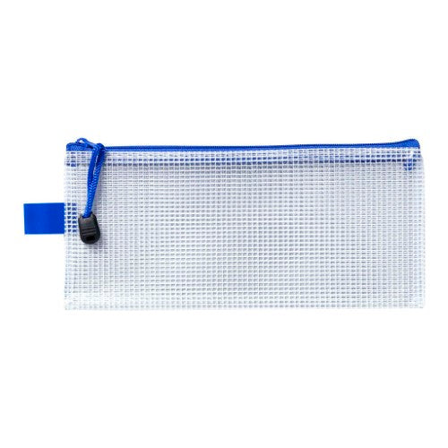 Icon PVC Mesh Zipper Bag Pencil Case 230x105mm - Pack of 12