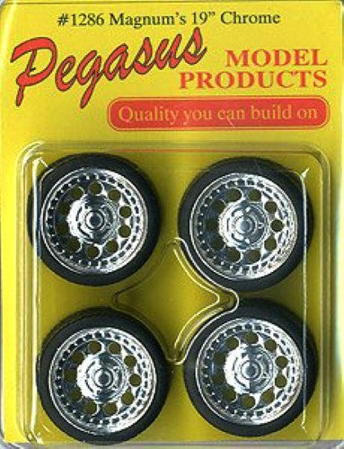 Plastic Kitsets - 1/24 T&W: 19" Magnums Chrome