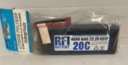 Batteries & Chargers - Li-Po22.2v 4000mAh 6S 20-40C