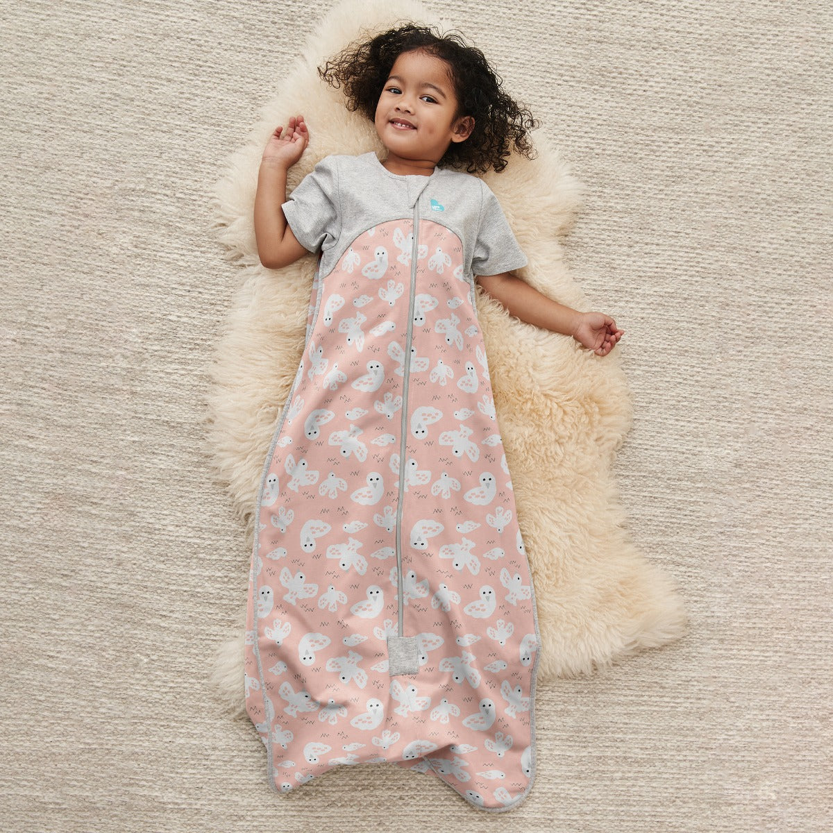Love to DreamSleep Bag™ Organic 1.0 TOG - Dove Pink - 6-18m