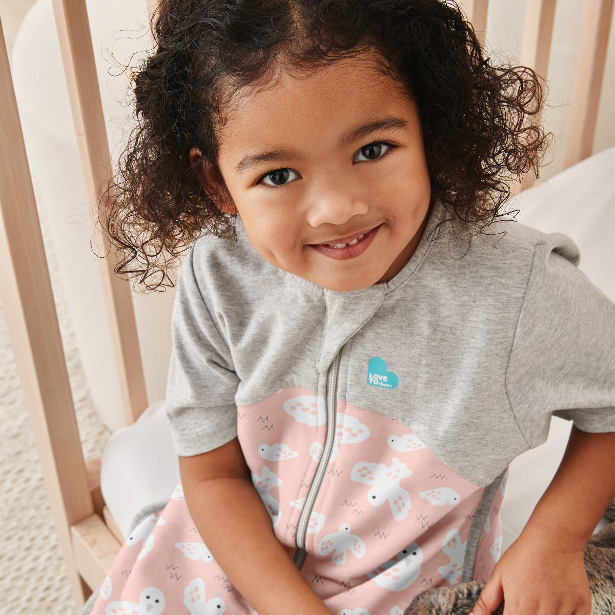 Love to DreamSleep Bag™ Organic 1.0 TOG - Dove Pink - 6-18m