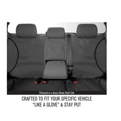 GREY CANVAS REAR BENCH SEAT COVER RANGER/BT50 - TRADIES