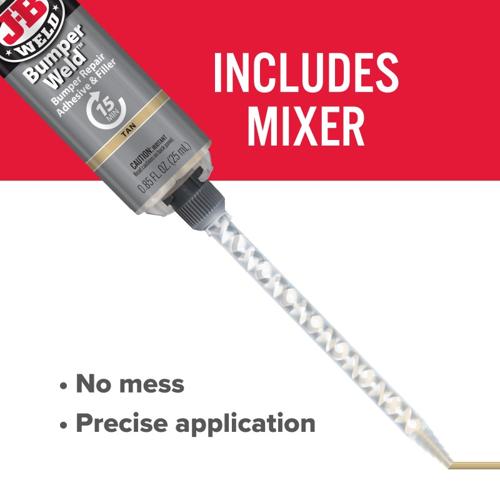 BUMPER WELD TAN REPAIR ADHESIVE & FILLER 25ML - JB WELD