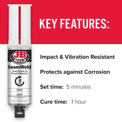 SEAMWELD SEAM SEALER & PANEL ADHESIVE 25ML - JB WELD