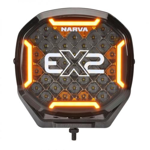 9IN EX2B BLACKOUT EDITION (PAIR) AMBER/WHITE POS LIGHTS - NARVA