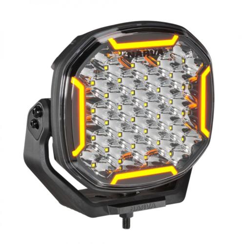 9IN EX2B BLACKOUT EDITION (PAIR) AMBER/WHITE POS LIGHTS - NARVA