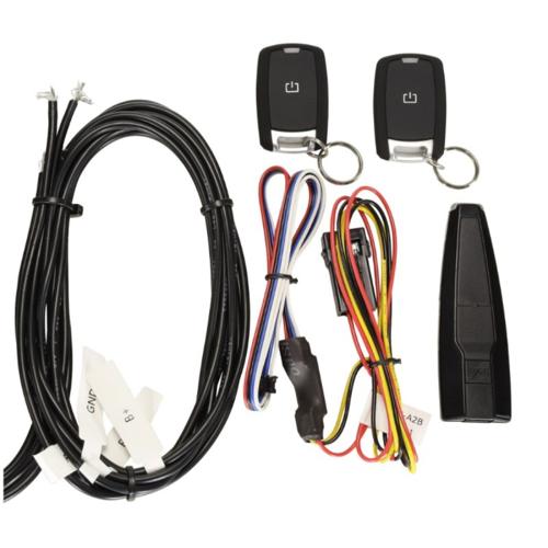 12V VEHICLE IMMOBILIZER KIT WITH ANTI CODE GRABBING REMOTES - AERPRO