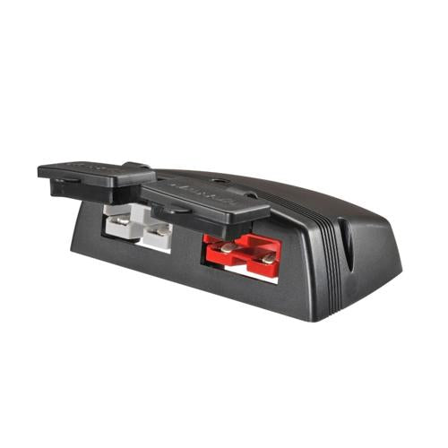 HEAVY DUTY TWIN SURFACE MOUNT 50A CONNECTORS GREY/RED - NARVA