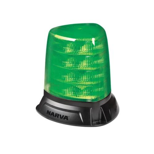 AEROTECH 160MM TALL GREEN LED STROBE FLANGE BASE - NARVA