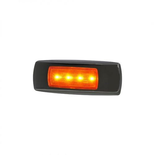 9-33V MDL68 LED FRONT MARKER AMBER 0.5M BLACK - NARVA