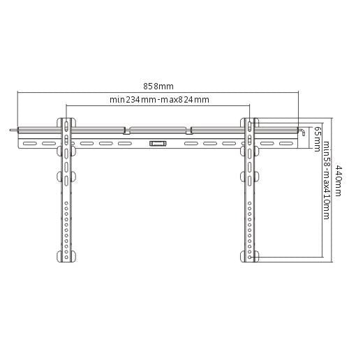 Brateck 32-55' Tilt TV Wall Mount Bracket