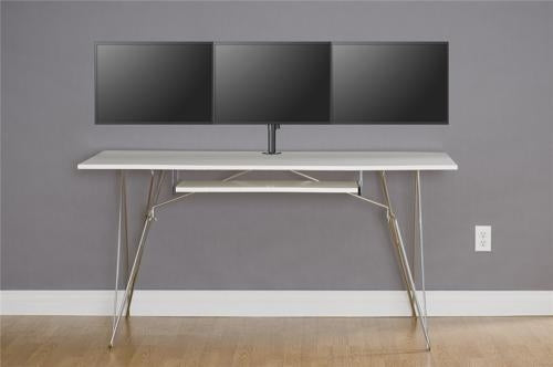 Brateck 13-27" Triple Monitor Economy Desk Mount Bracket