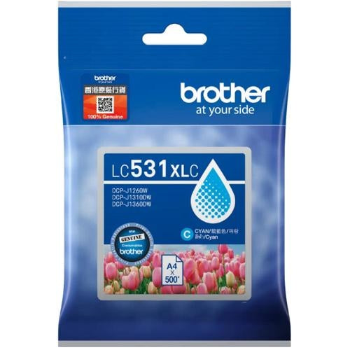 Brother LC531XLC Cyan Ink Cartridge