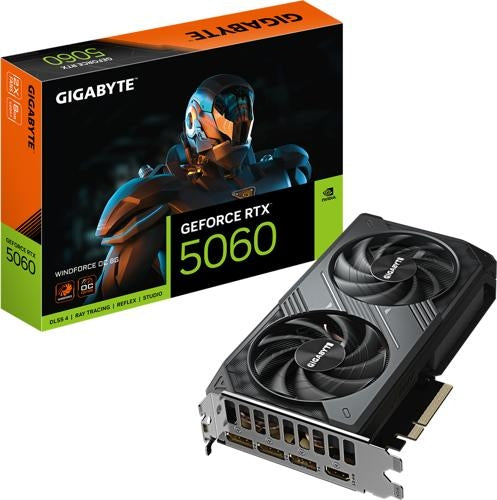 Gigabyte GV-N5060WF2OC-8GD RTX5060 8GB PCIE Graphics Card