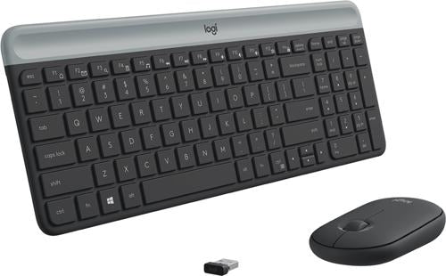 Logitech MK470 Slim Wireless Desktop Kit Black