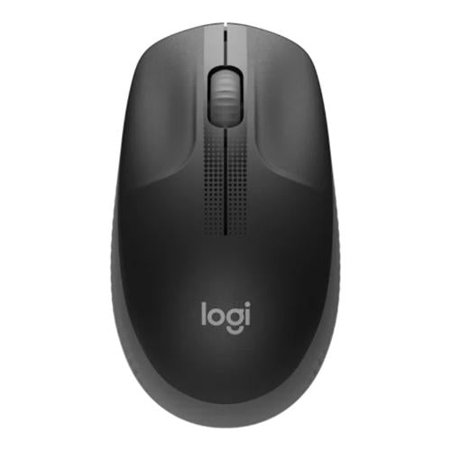 Logitech M190 Full Size Wireless Mouse - Charcoal