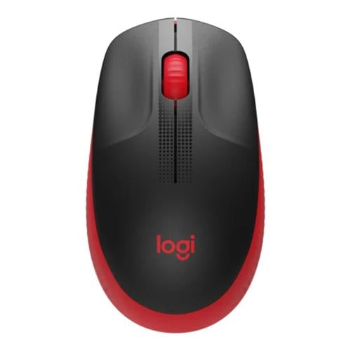 Logitech M190 Full Size Wireless Mouse - Red