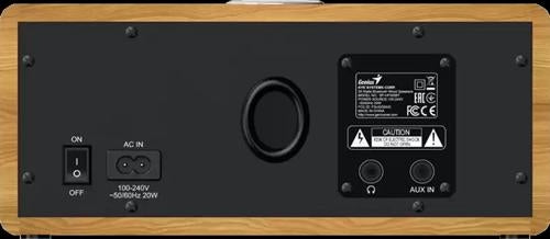 Genius SP-HF505BT Bluetooth Wooden Speaker