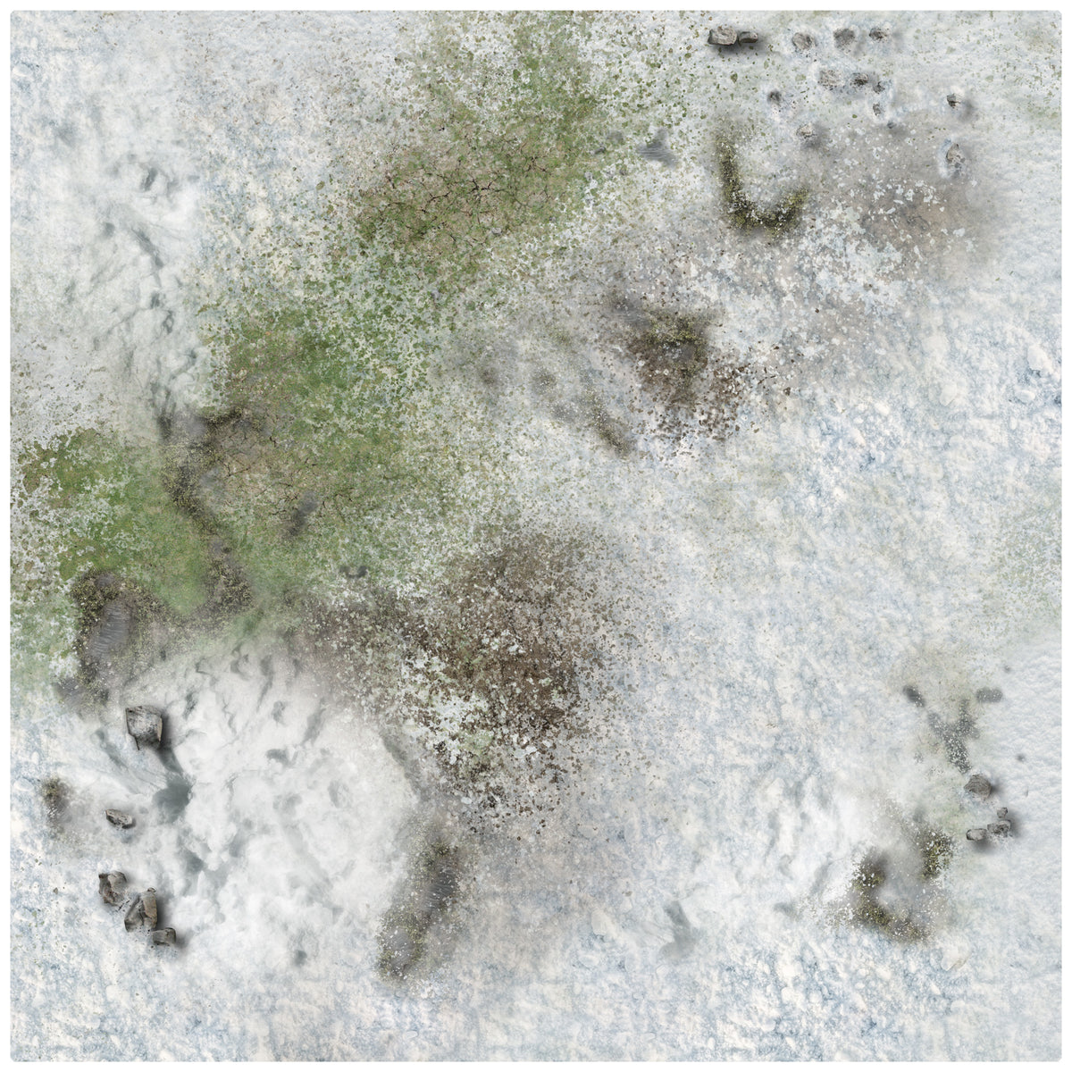 Battle Systems - Fantasy Wargames - Add-Ons - Winter Snowscape Gaming Mat 2x2