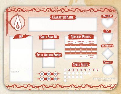D&D: Class Token Set - Sorcerer
