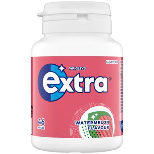 Sugar Free Chewing Gum Watermelon 64g Extra Bottle Pack of 6