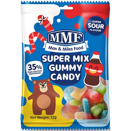 Assorted Gummy Candy Super Mix 72g MMF Pack of 24