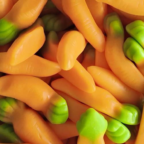 Gummy Carrot Lollies Damel 2kg Bag