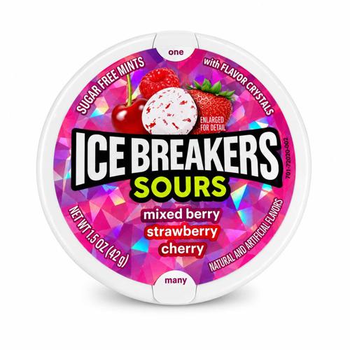 Assorted Berry Mints Ice Breakers Pack of 8
