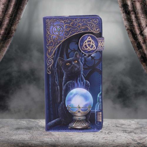 Lisa Parker The Witches Apprentice Cat Crystal Ball Purse 18.5cm - Nemesis Now