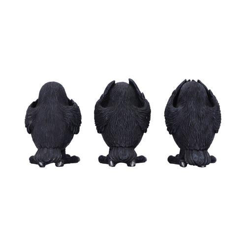 Three Wise Ravens 8.7cm - Nemesis Now
