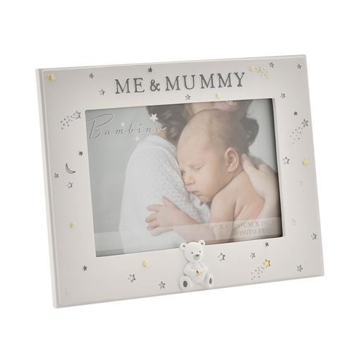 Baby Photo Frame - Bambino Resin Mummy & Me 6x4in