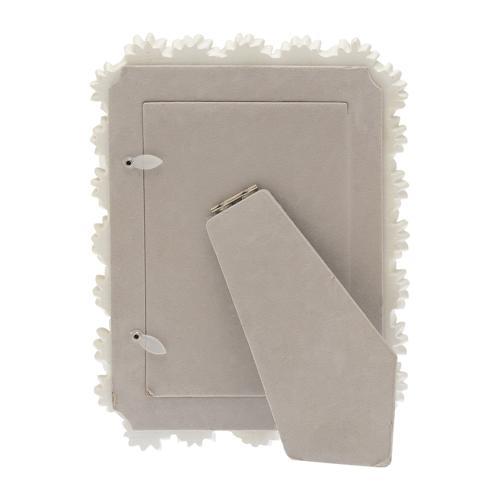 Photo Frame - Impressions White Resin Daisy 4x6in