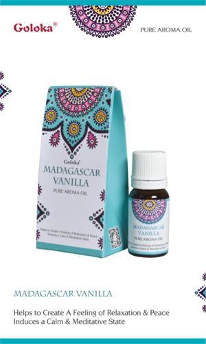 Aroma Oil 10ml - Goloka Madagascar Vanilla - Pack of 6