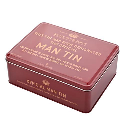 Vintage Style Official Man Tin - Civil Defence - Pack of 2