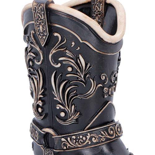 Wild West Cowboy Boot Pen Pot 17cm - Nemesis Now
