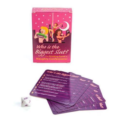 Who Is The Biggest Slut? Drinking Game - Pack of 2