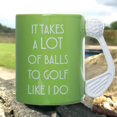 Golf Mug - Takes A Lot Of Balls - Pack of 2