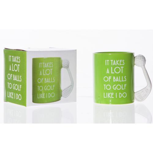 Golf Mug - Takes A Lot Of Balls - Pack of 2