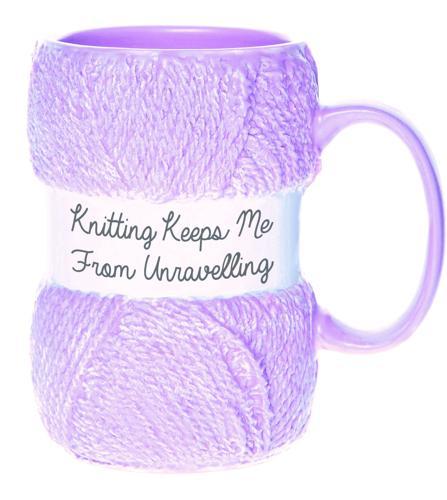 Knitting Mug - Unravelling - Pack of 2