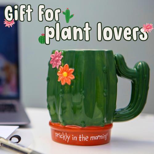 Cactus Mug 18oz - Prickly in the Morning - Pack of 2