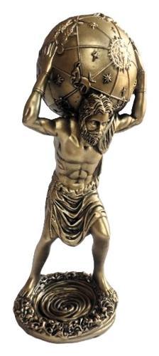 Bronze Atlas Statue - Greco Roman